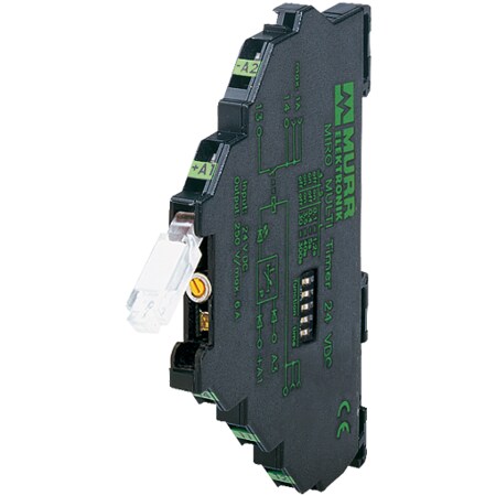 Murrelektronik MIRO 6.2 MULTI-TIMER TRANSISTOR FK, IN: 30 VDC - OUT: 30 VDC / 0.1 A, 6, 2 mm spring clamp 3000-18512-0200010